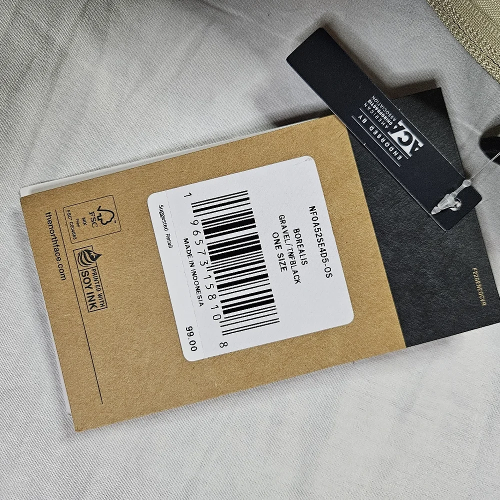 The North Face Borealis Backpack Gravel / TNF Black NF0A52SE AQP NEW